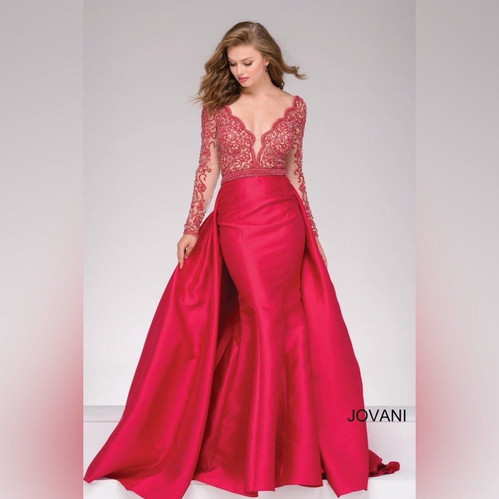 Jovani Red Pageant Gown - 46708